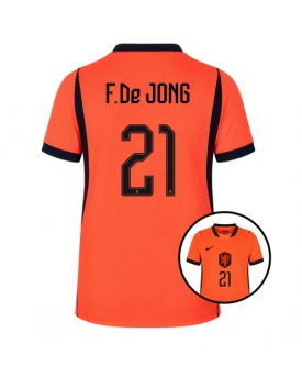 Billige Fotballdrakt Nederland Frenkie de Jong #21 Replika Hjemmedrakt Dame VM 2026 Kortermet Billige Fotballdrakt Nederland Frenkie de Jong #21 Replika Hjemmedrakt Dame VM 2026 Kortermet